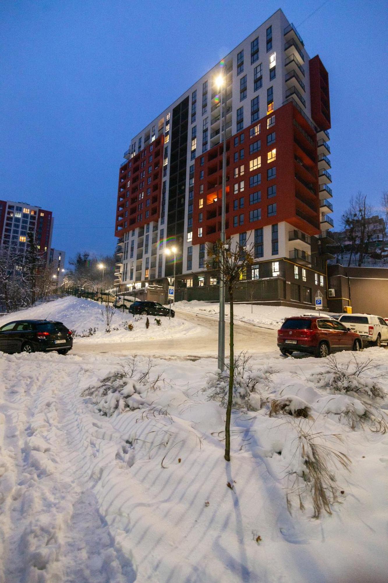 Apartment Shevchenko St.,New Building Lvov Exteriér fotografie